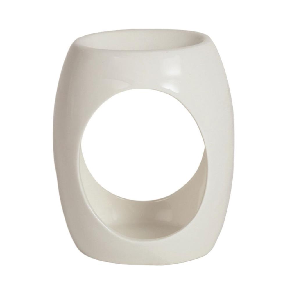 Aroma Oval White Ceramic Wax Melt Warmer £3.59